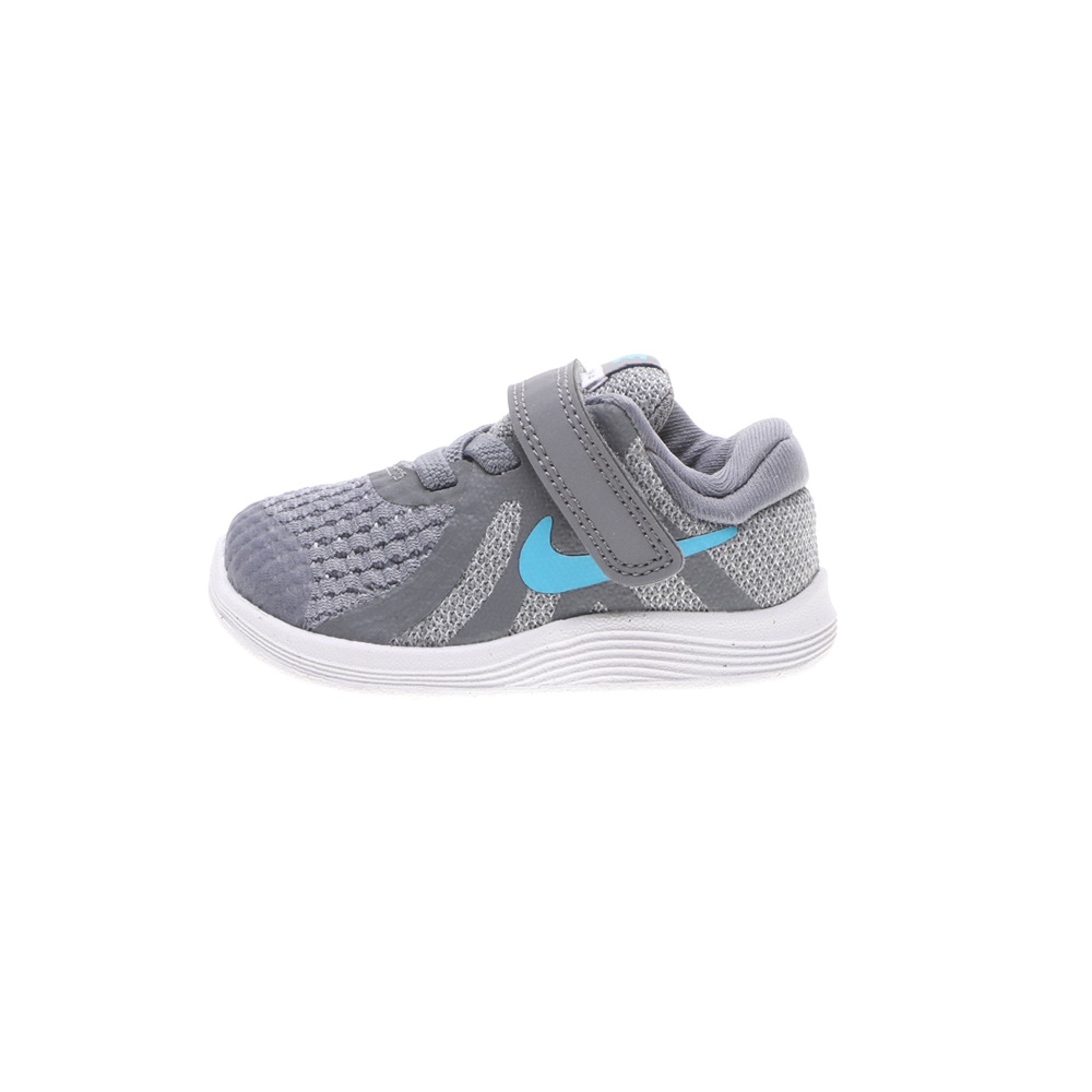 NIKE – Βρεφικά αθλητικά παπούτσια NIKE REVOLUTION 4 (DΤV) γκρι μπλε