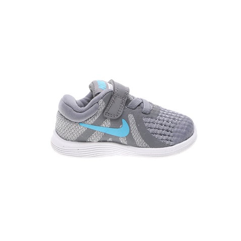 NIKE-Βρεφικά αθλητικά παπούτσια NIKE REVOLUTION 4 (DΤV) γκρι μπλε