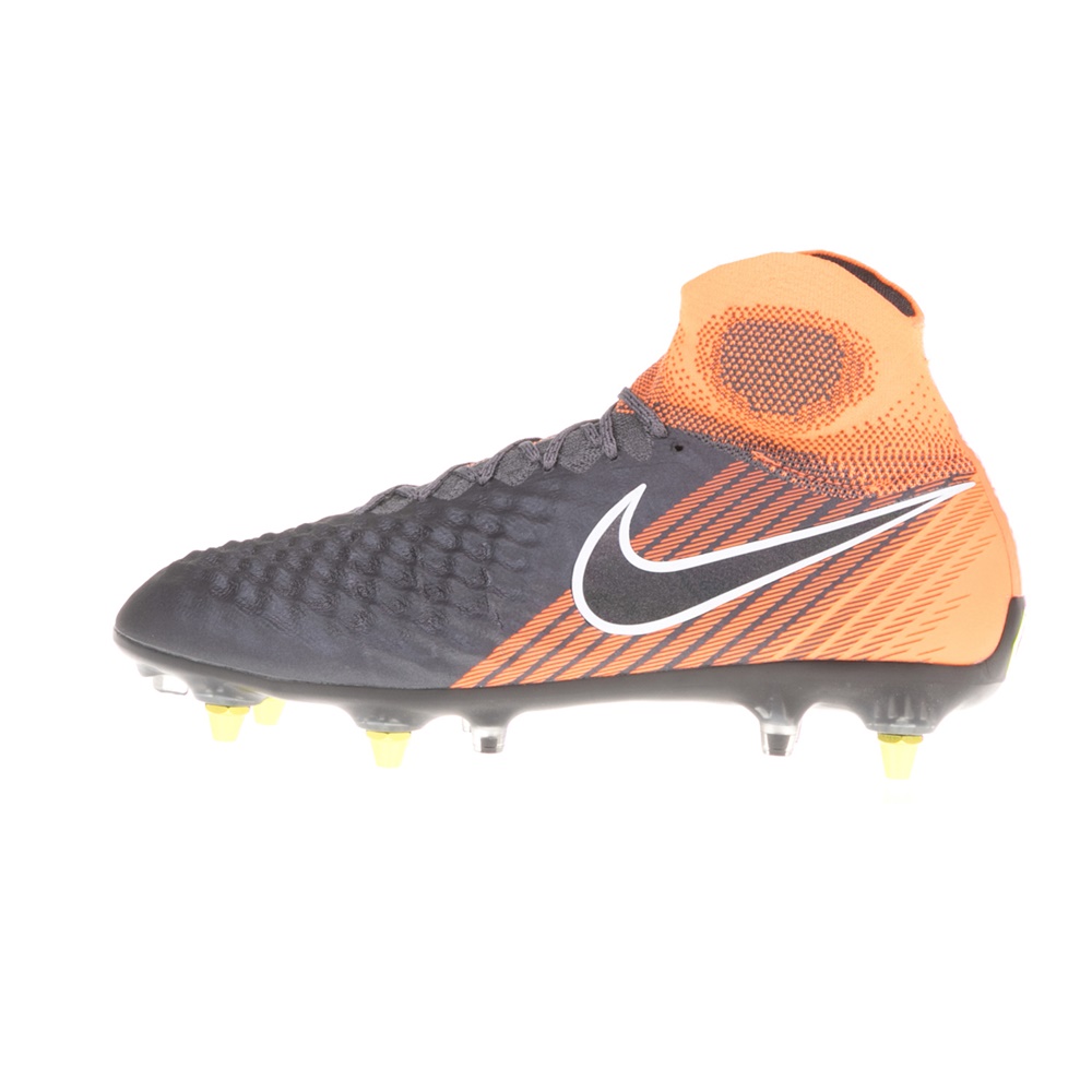 NIKE - Ανδρικά παπούτσια ποδοσφαίρου NIKE OBRA 2 ELITE DF SG-PRO AC γκρι-πορτοκαλί