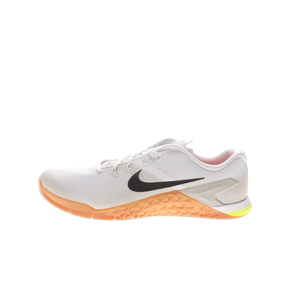 NIKE – Ανδρικά παπούτσια training NIKE METCON 4 λευκά πορτοκαλί