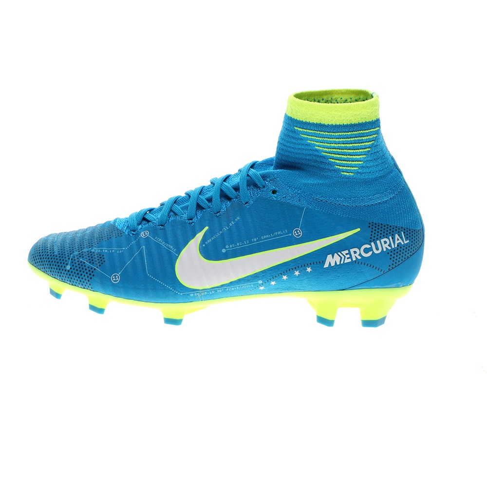 NIKE – Παιδικά ποδοσφαιρικά παπούτσια Nike MERCURIAL SPRFLYV DF NJR FG τιρκουάζ