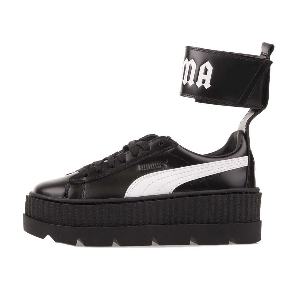PUMA Γυναικεία sneakers PUMA Ankle Strap Sneaker μαύρα