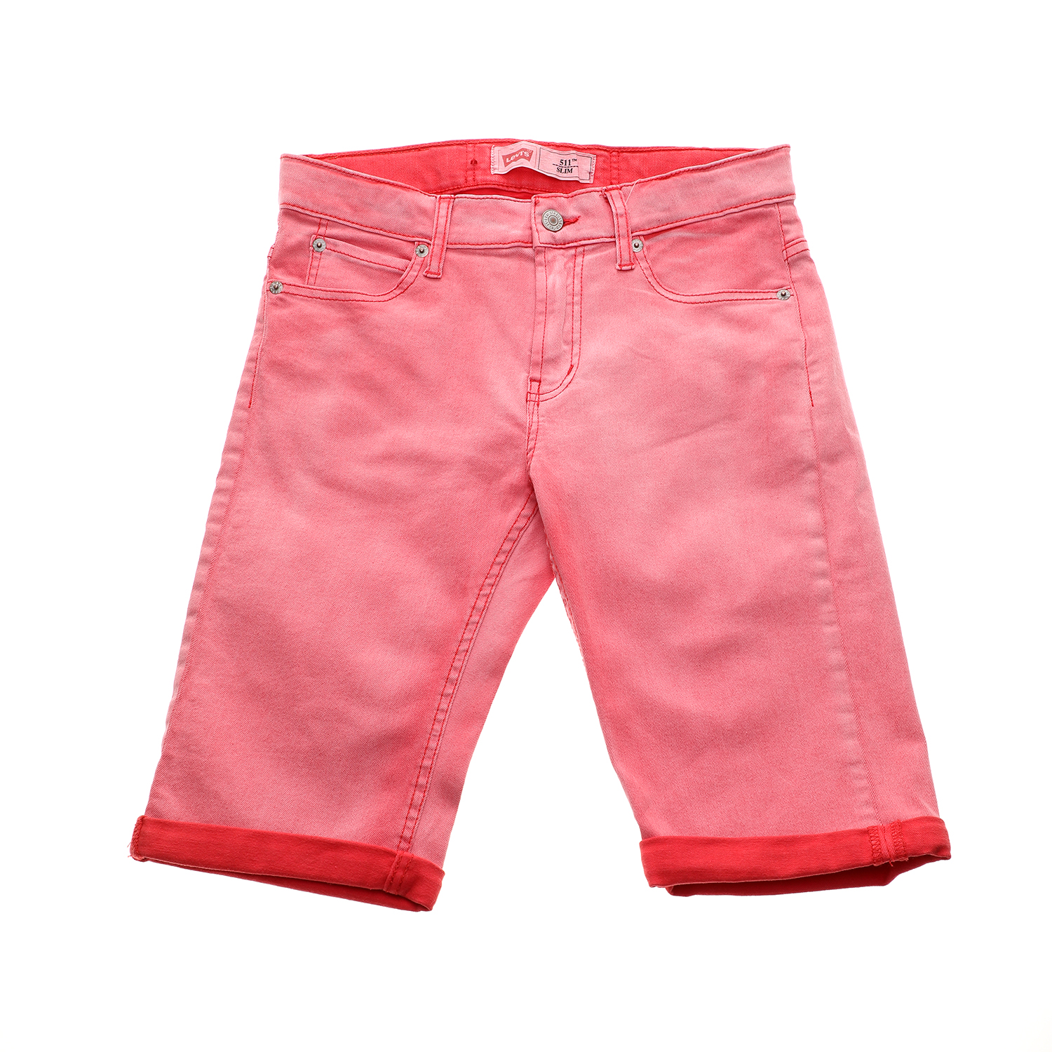 Παιδικά/Boys/Ρούχα/Σορτς-Βερμούδες LEVIS KID'S - Παιδική βερμούδα LEVI'S 511 FLA κόκκινη