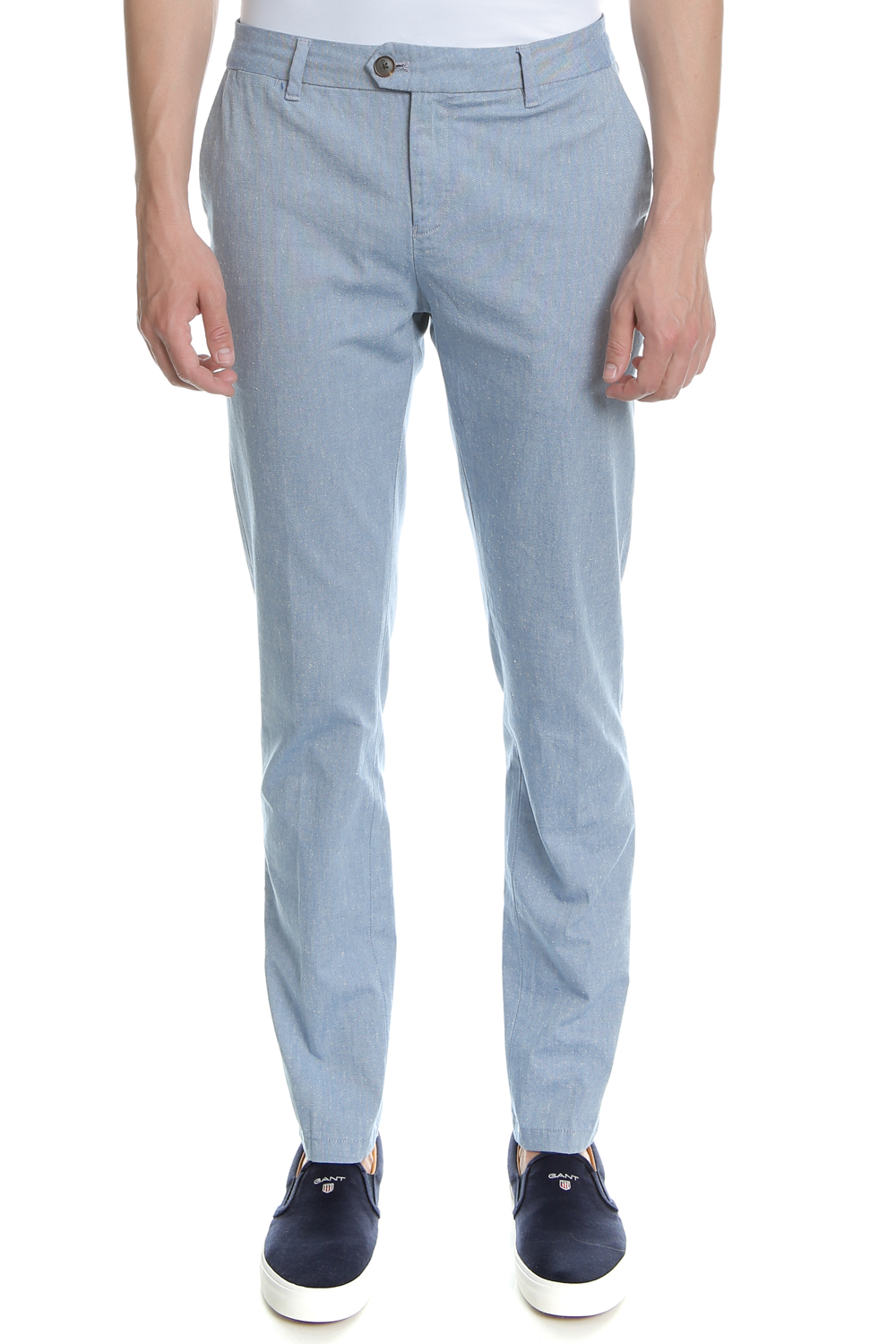 Ανδρικά/Ρούχα/Παντελόνια/Ισια Γραμμή SCOTCH & SODA - Ανδρικό παντελόνι SCOTCH & SODA μπλε