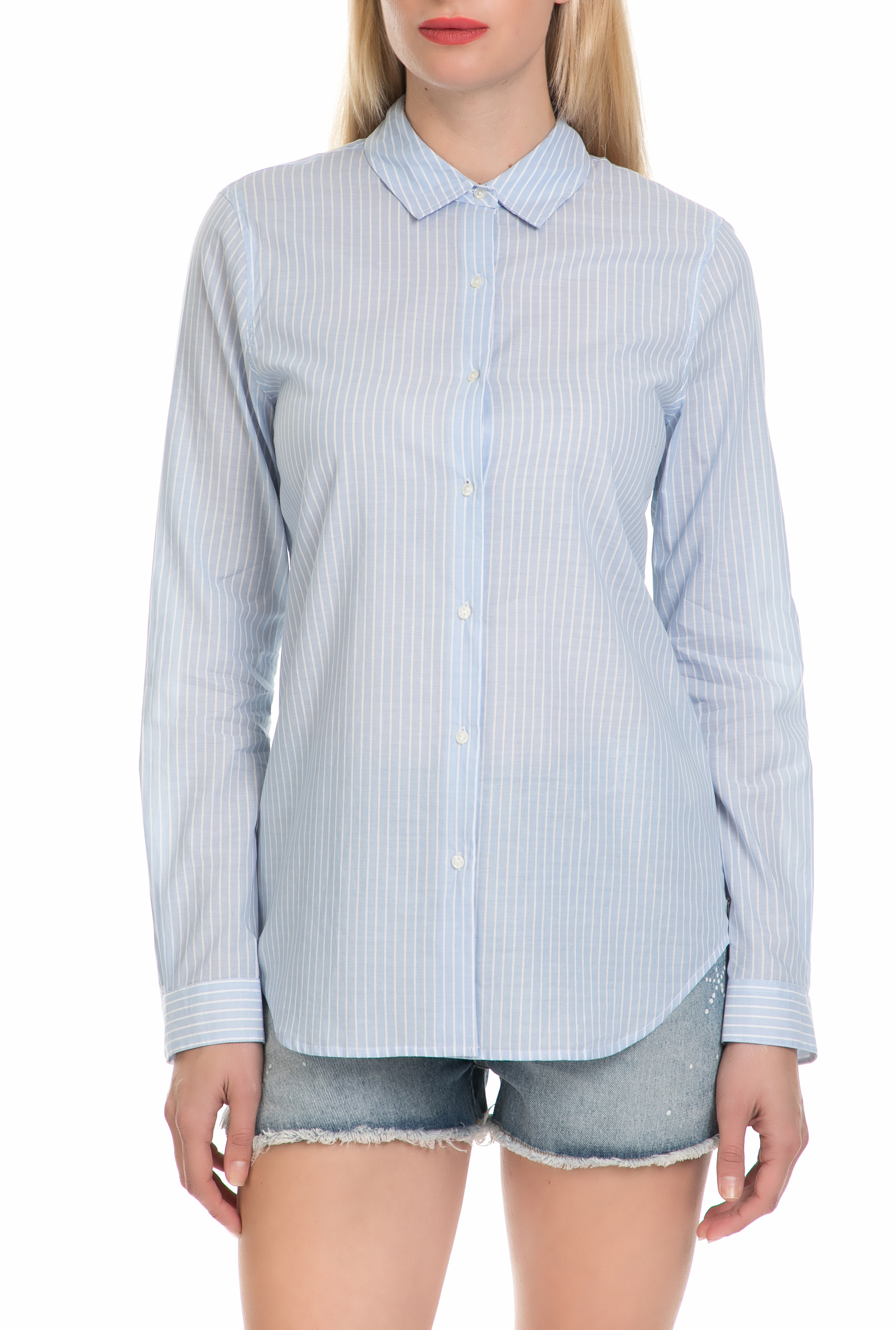 SCOTCH & SODA - Γυναικείο πουκάμισο SCOTCH & SODA μπλε-λευκό