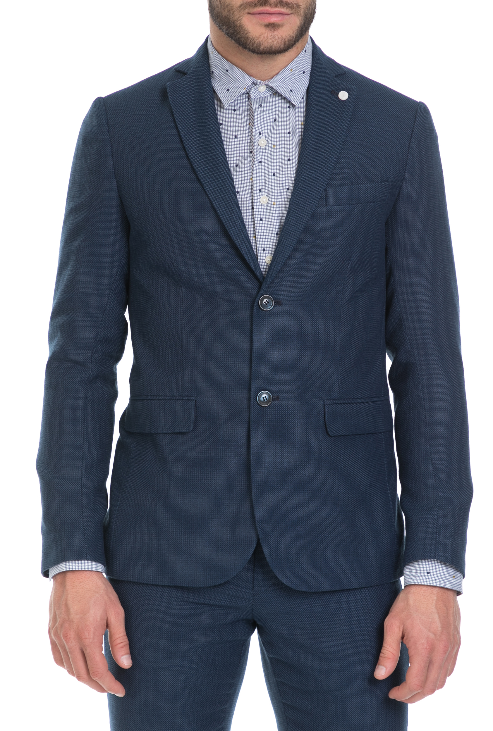 SSEINSE - Ανδρικό σακάκι SSEINSE μπλε Ανδρικά/Ρούχα/Πανωφόρια/Σακάκια