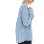 GARCIA JEANS-Γυναικείο μακρυμάνικο πουκάμισο GARCIA JEANS μπλε