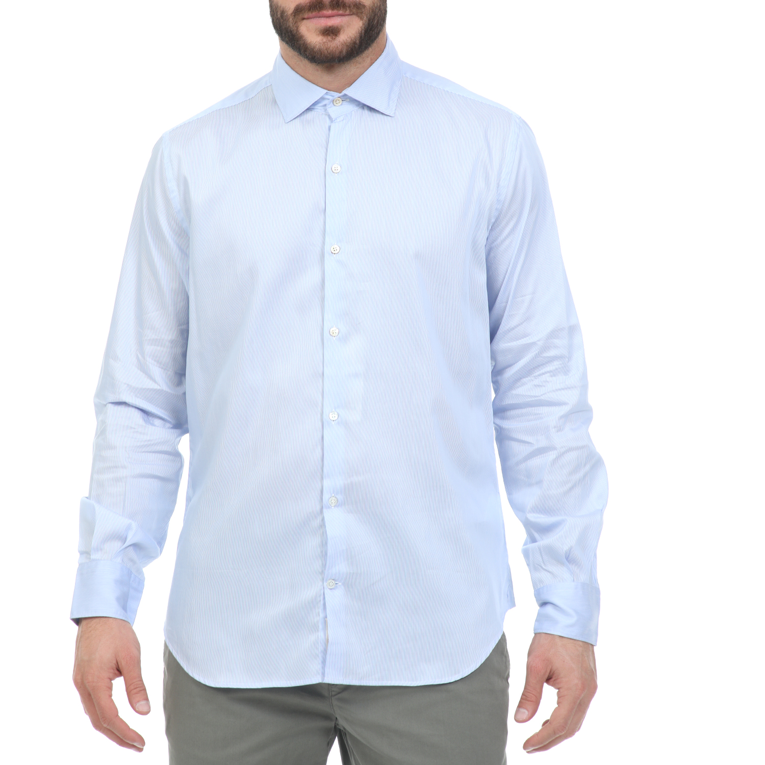 BROOKSFIELD - Ανδρικό πουκάμισο BROOKSFIELD γαλάζιο