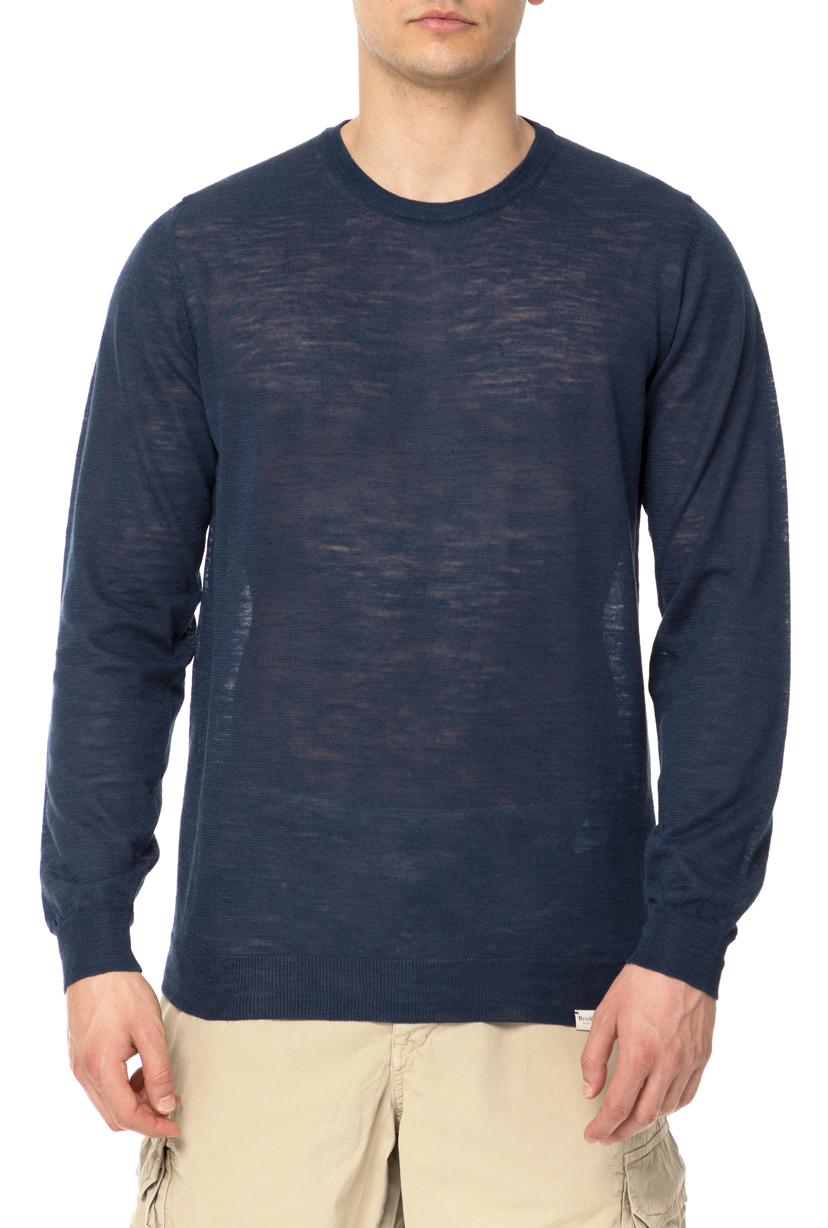 Ανδρικά/Ρούχα/Μπλούζες/Μακρυμάνικες BROOKSFIELD - Ανδρική μακρυμάνικη μπλούζα BROOKSFIELD μπλε