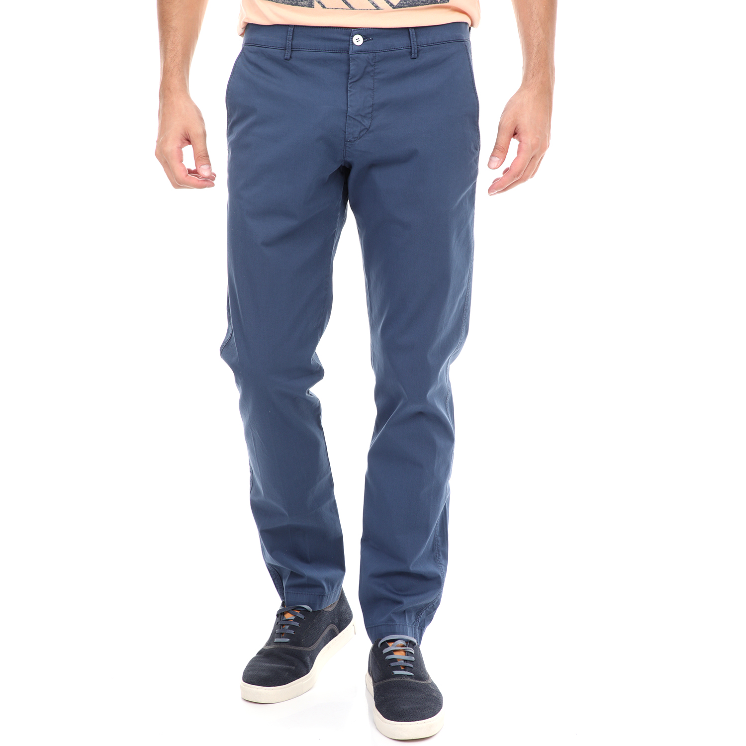 Ανδρικά/Ρούχα/Παντελόνια/Chinos BROOKSFIELD - Ανδρικό chino παντελόνι BROOKSFIELD μπλε