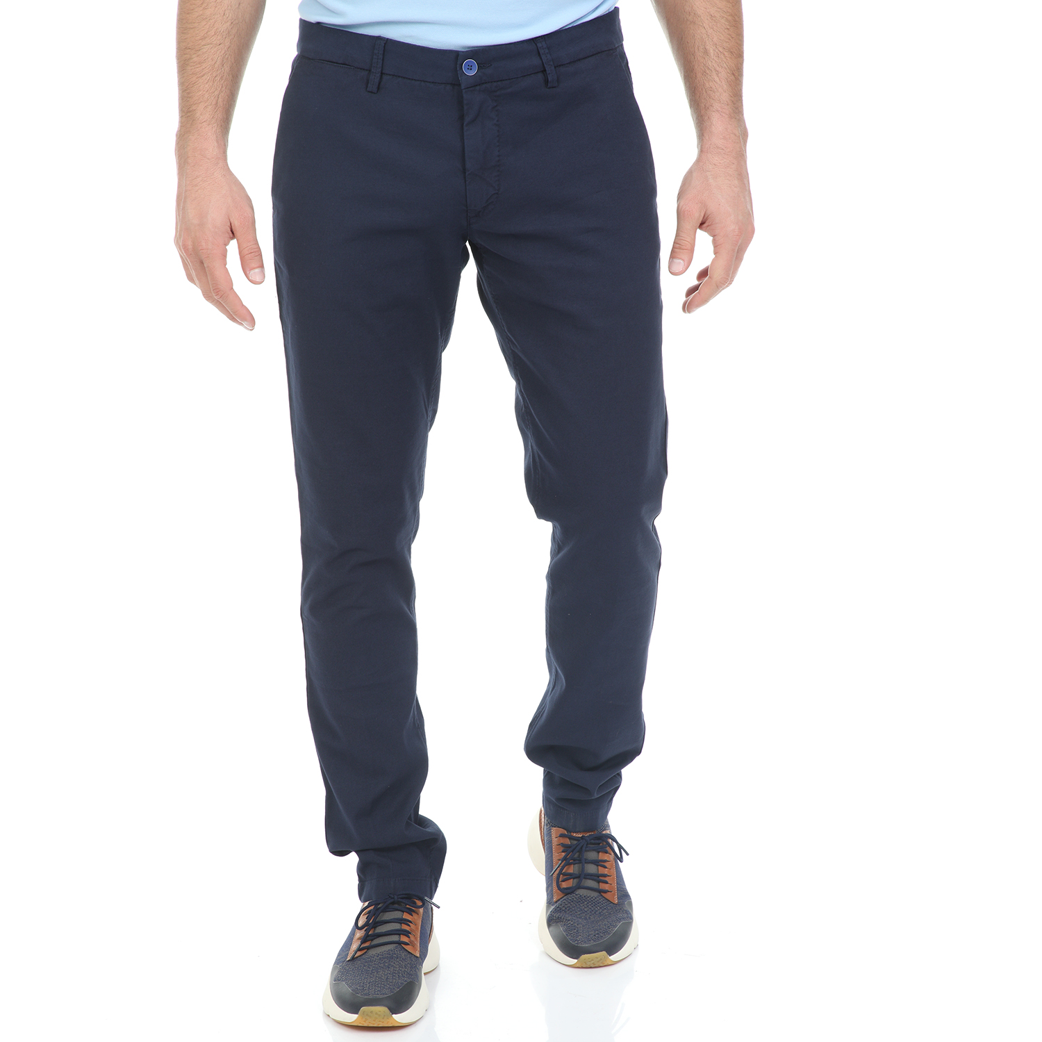 Ανδρικά/Ρούχα/Παντελόνια/Chinos BROOKSFIELD - Ανδρικό παντελόνι chino BROOKSFIELD μπλε