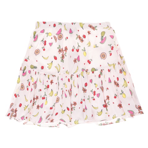 JUICY COUTURE KIDS-Παιδική φούστα JUICY COUTURE KIDS FRUIT SALAD λευκή εμπριμέ