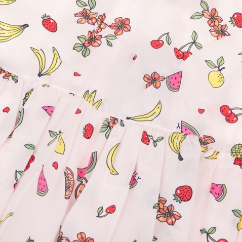JUICY COUTURE KIDS-Παιδική φούστα JUICY COUTURE KIDS FRUIT SALAD λευκή εμπριμέ