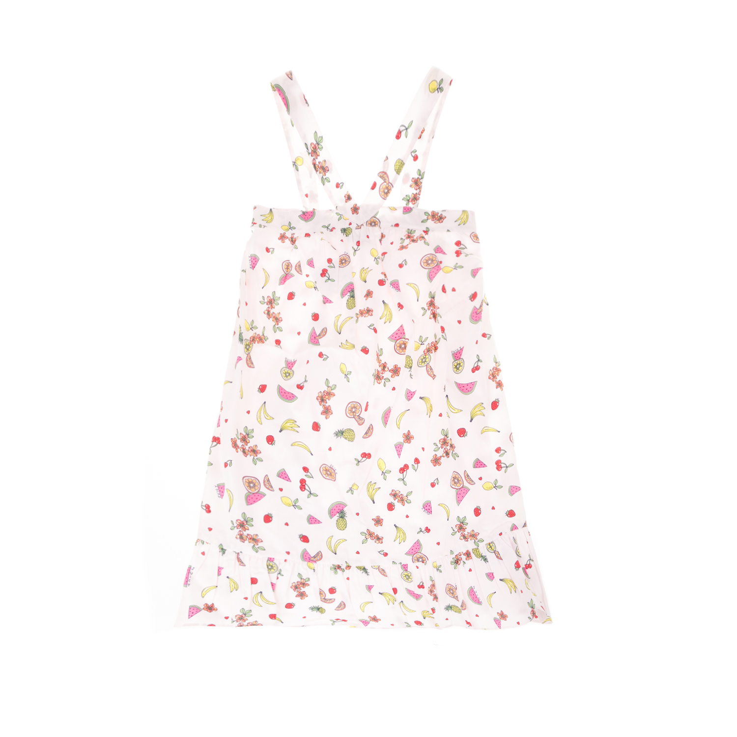 JUICY COUTURE KIDS Παιδικό φόρεμα JUICY COUTURE KIDS FRUIT SALAD λευκό εμπριμέ