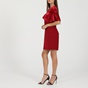 ANNARITA-Γυναικείο mini φόρεμα ANNARITA κόκκινο