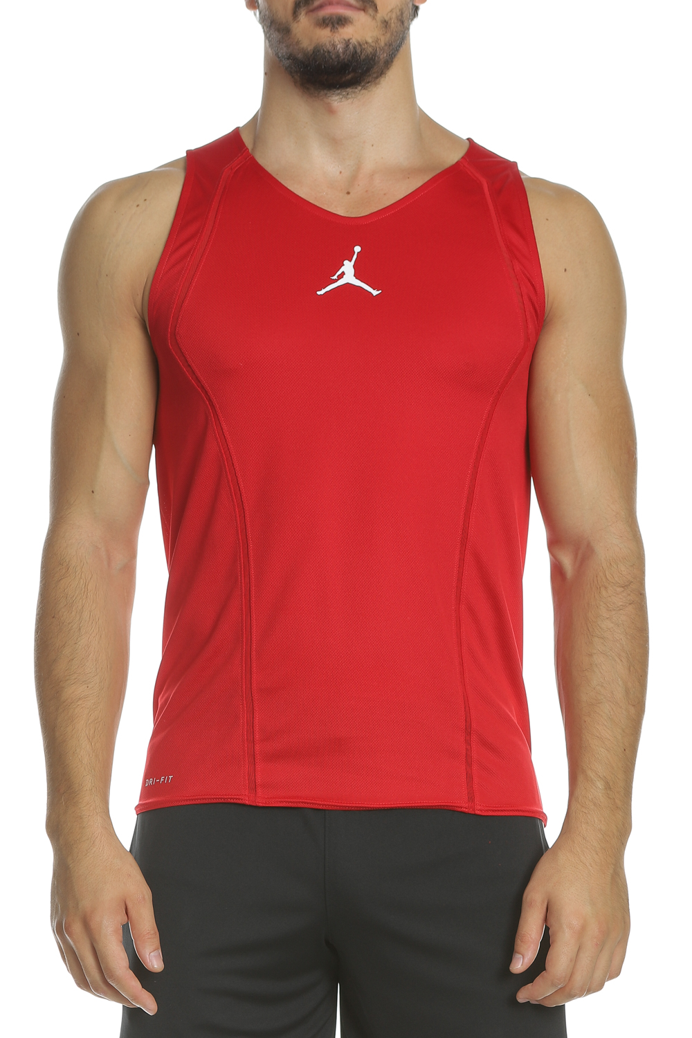 Ανδρικά/Ρούχα/Αθλητικά/T-shirt NIKE - Ανδρική αμάνικη μπλούζα NIKE ULT FLIGHT JERSEY κόκκινη