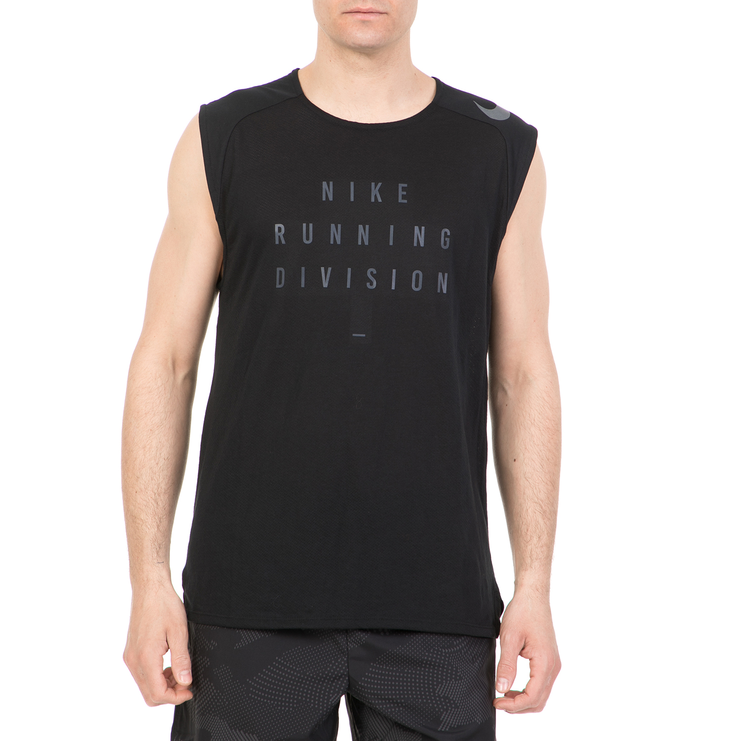 Ανδρικά/Ρούχα/Μπλούζες/Αμάνικες NIKE - Ανδρική αμάνικη μπλούζα NIKE BRTHE TLWND μαύρη