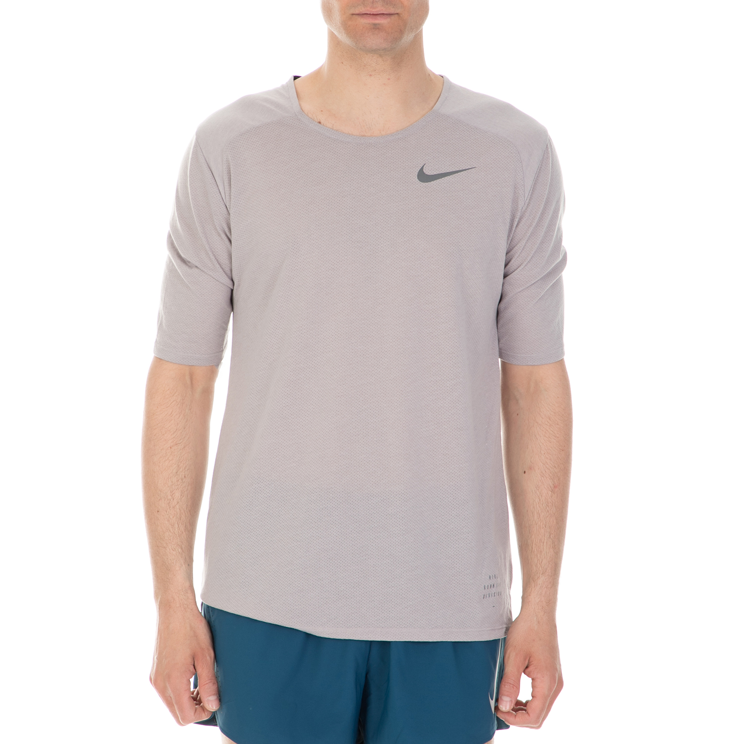 Ανδρικά/Ρούχα/Αθλητικά/T-shirt NIKE - Ανδρική κοντομάνικη μπλούζα NIKE BRTHE TLWND γκρι