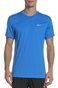 NIKE-Ανδρική κοντομάνικη μπλούζα NIKE COOL MILER TOP SS μπλε