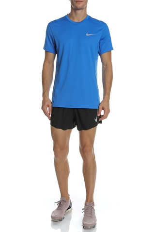 NIKE-Ανδρική κοντομάνικη μπλούζα NIKE COOL MILER TOP SS μπλε
