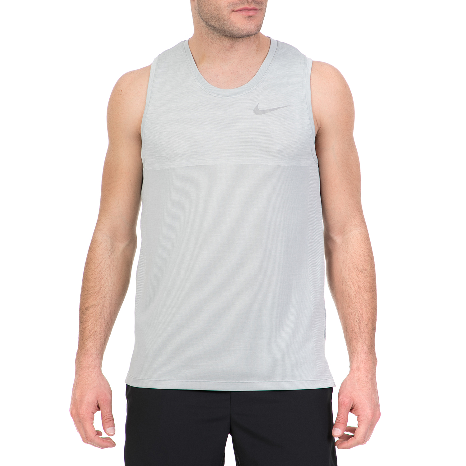 NIKE - Ανδρική αμάνικη μπλούζα NIKE DRY MEDALIST εκρού-γκρι Ανδρικά/Ρούχα/Μπλούζες/Αμάνικες
