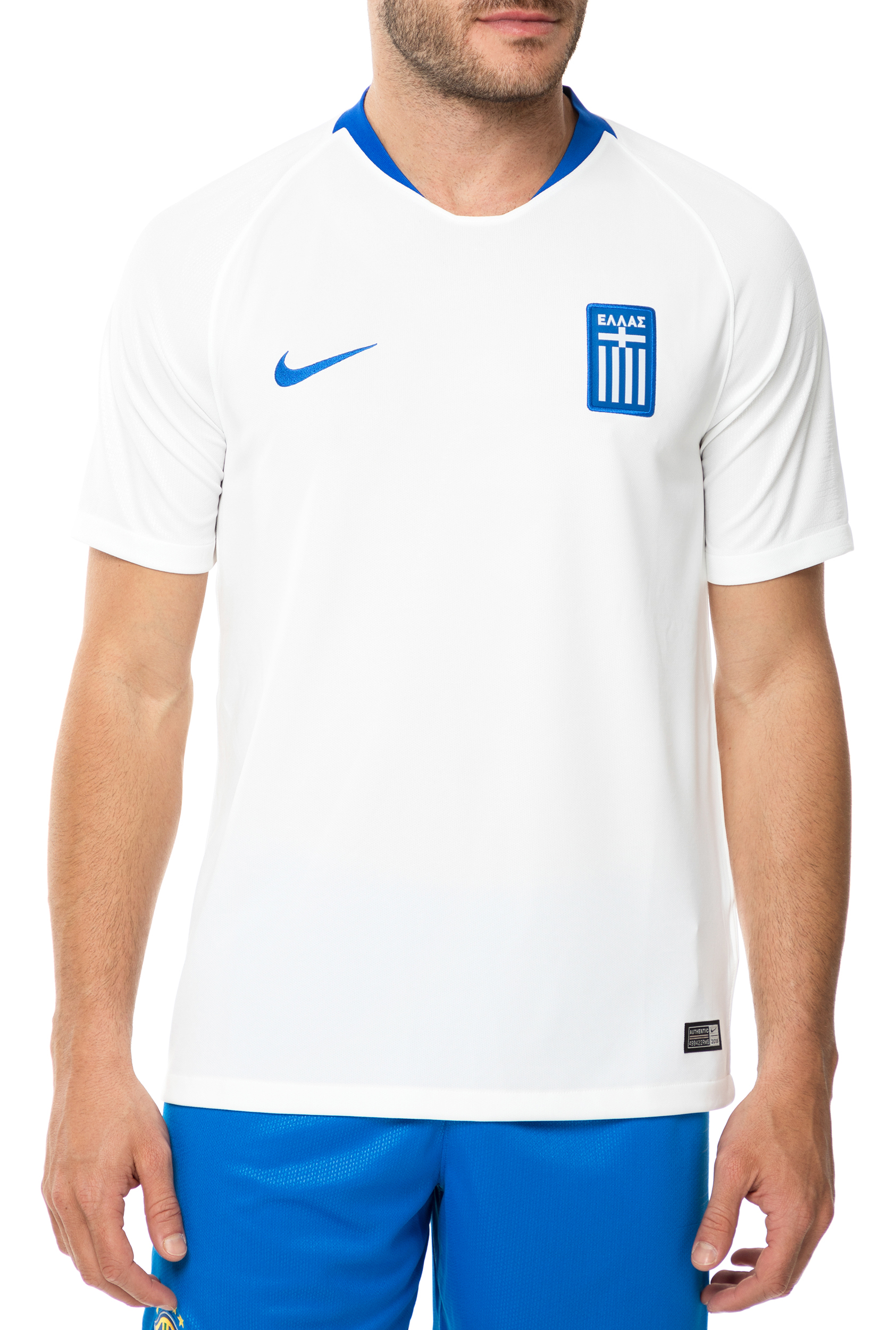 NIKE - Ανδρικό t-shirt ποδοσφαίρου NIKE BRT STAD JSY λευκή