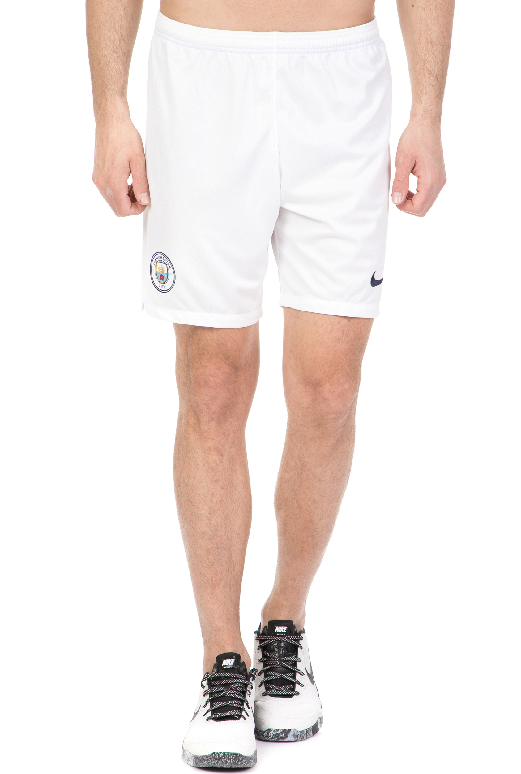 NIKE - Ανδρικό ποδοσφαιρικό σορτς MCFC NIKE λευκό Ανδρικά/Ρούχα/Σορτς-Βερμούδες/Αθλητικά