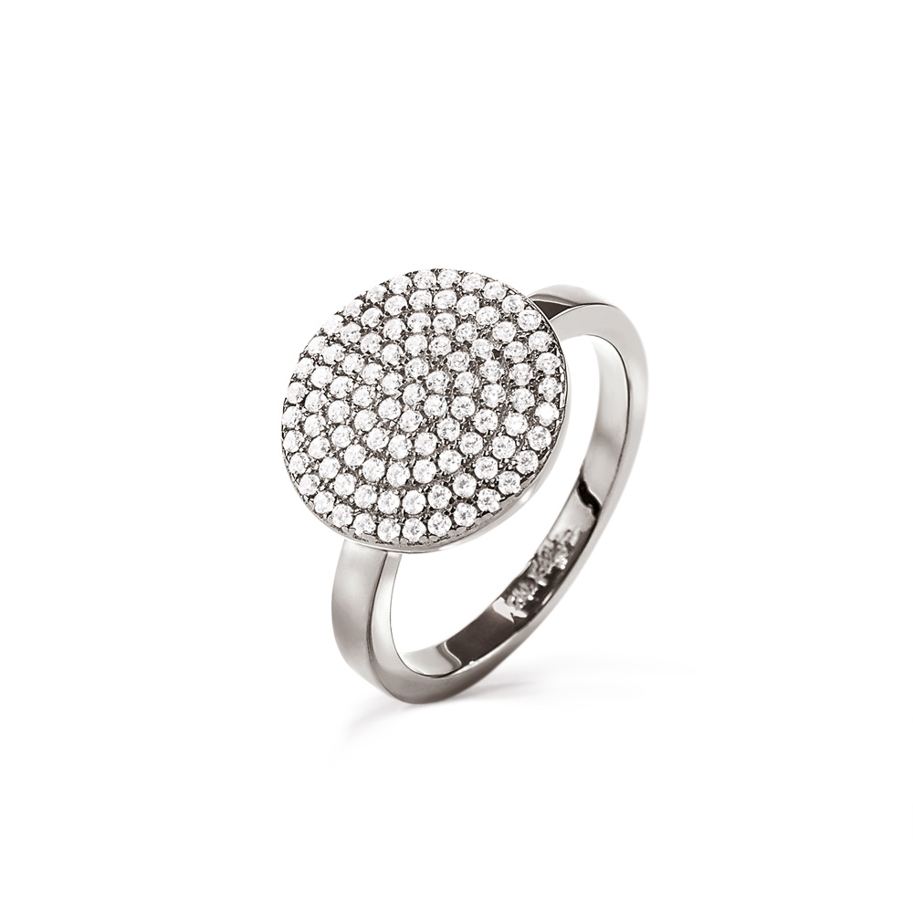 Γυναικεία/Αξεσουάρ/Κοσμήματα/Δαχτυλίδια FOLLI FOLLIE - Γυναικείο ασημένιο δαχτυλίδι FOLLI FOLLIE DISCUS