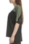 SCOTCH & SODA-Γυναικεία κοντομάνικη μπλούζα SCOTCH & SODA Club Nomade Sporty μαύρη-πράσινη