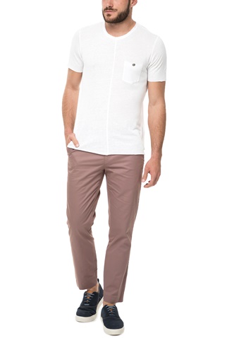 TED BAKER-Ανδρικό chino παντελόνι TED BAKER CLIFTRO σάπιο μήλο 