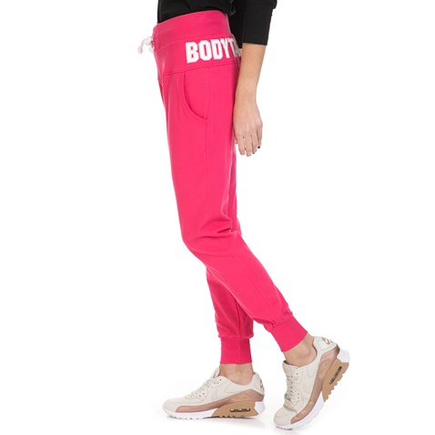 BODYTALK-Παντελόνι φόρμας με logo BODYTALK φούξια 