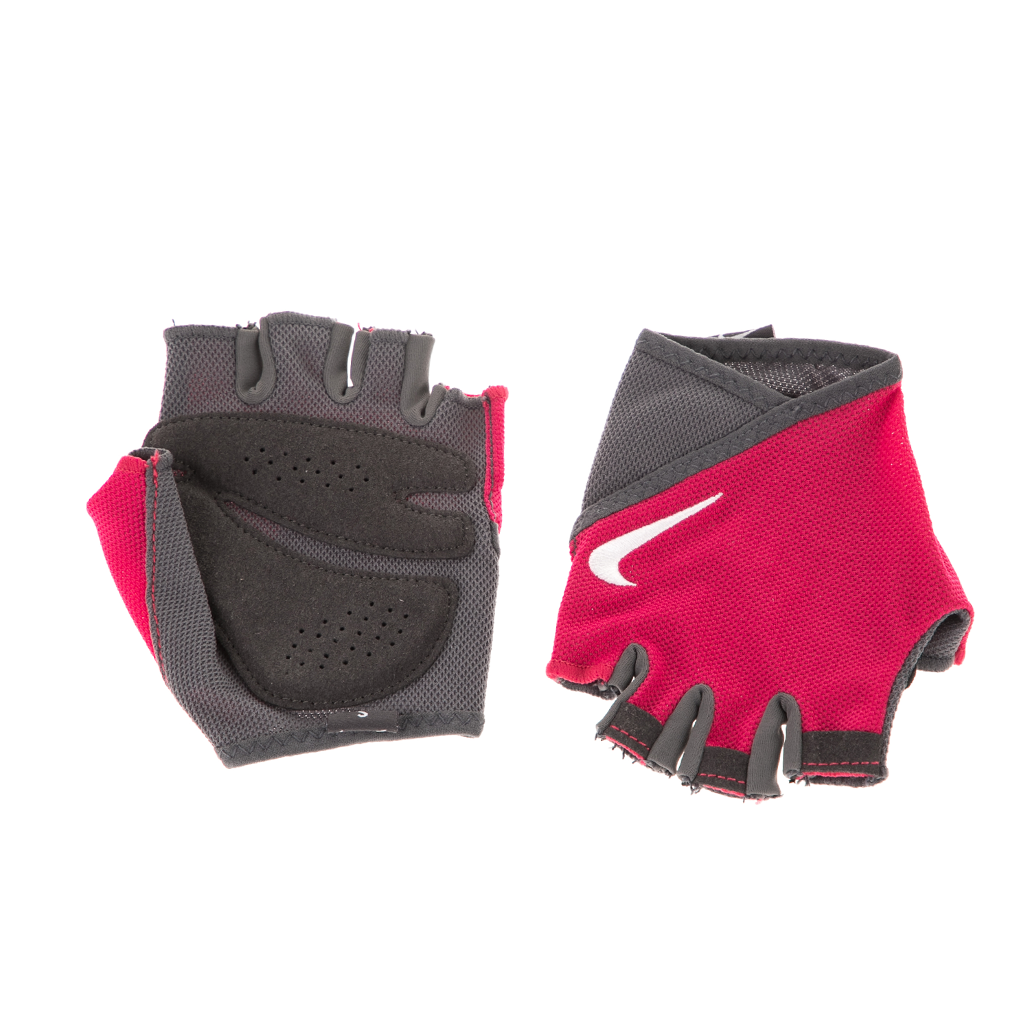 NIKE ACCESSORIES Γυναικεία γάντια προπόνησης NIKE LG.D4.SL GYM ESSENTIAL FIT μαύρα κόκκινα
