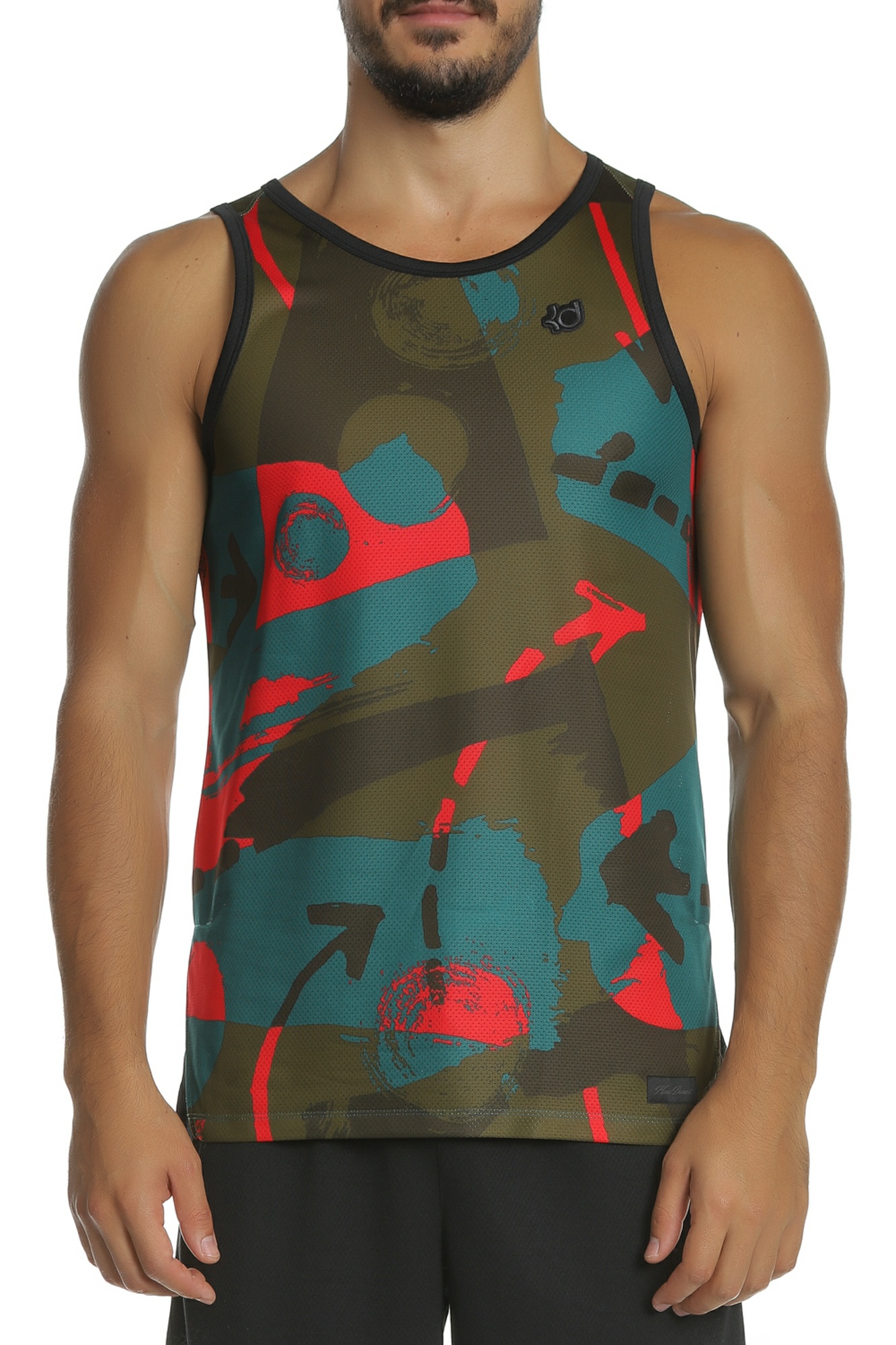 NIKE - Ανδρική μπλούζα KEVIN DURANT HYPERELITE χακί Ανδρικά/Ρούχα/Αθλητικά/T-shirt