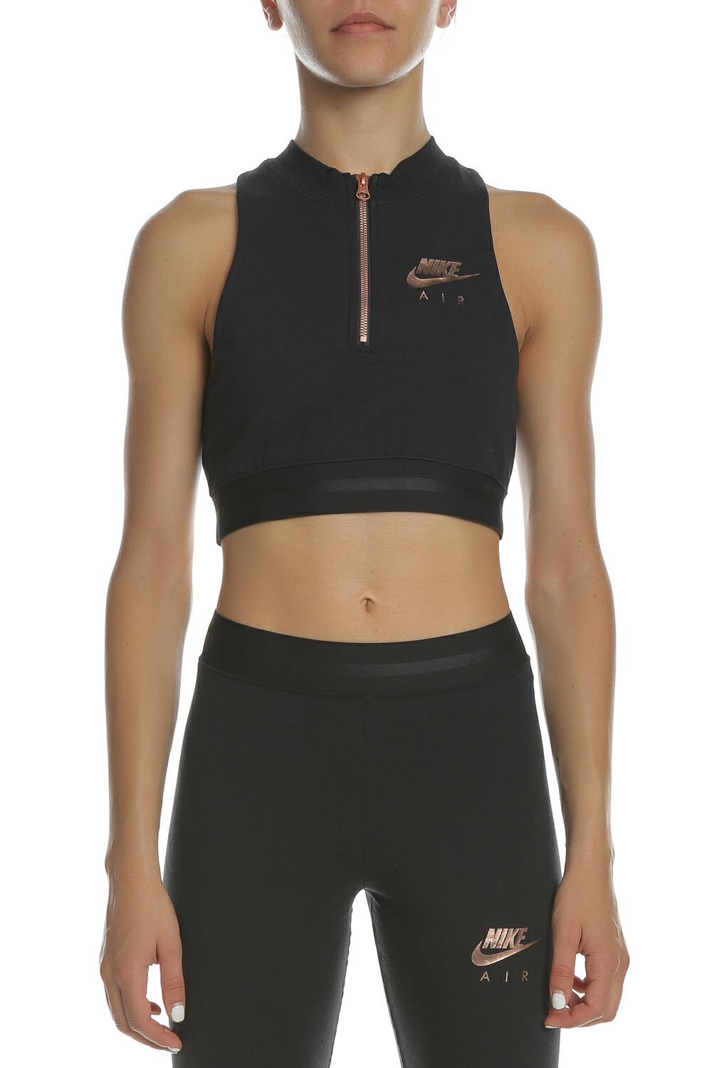 Γυναικεία/Ρούχα/Αθλητικά/T-shirt-Τοπ NIKE - Γυναικείο crop top NIKE NSW AIR TANK μαύρο