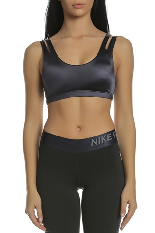 NIKE-Γυναικείο αθλητικό μπουστάκια NIKE INDY SHINE BRA ανθρακί