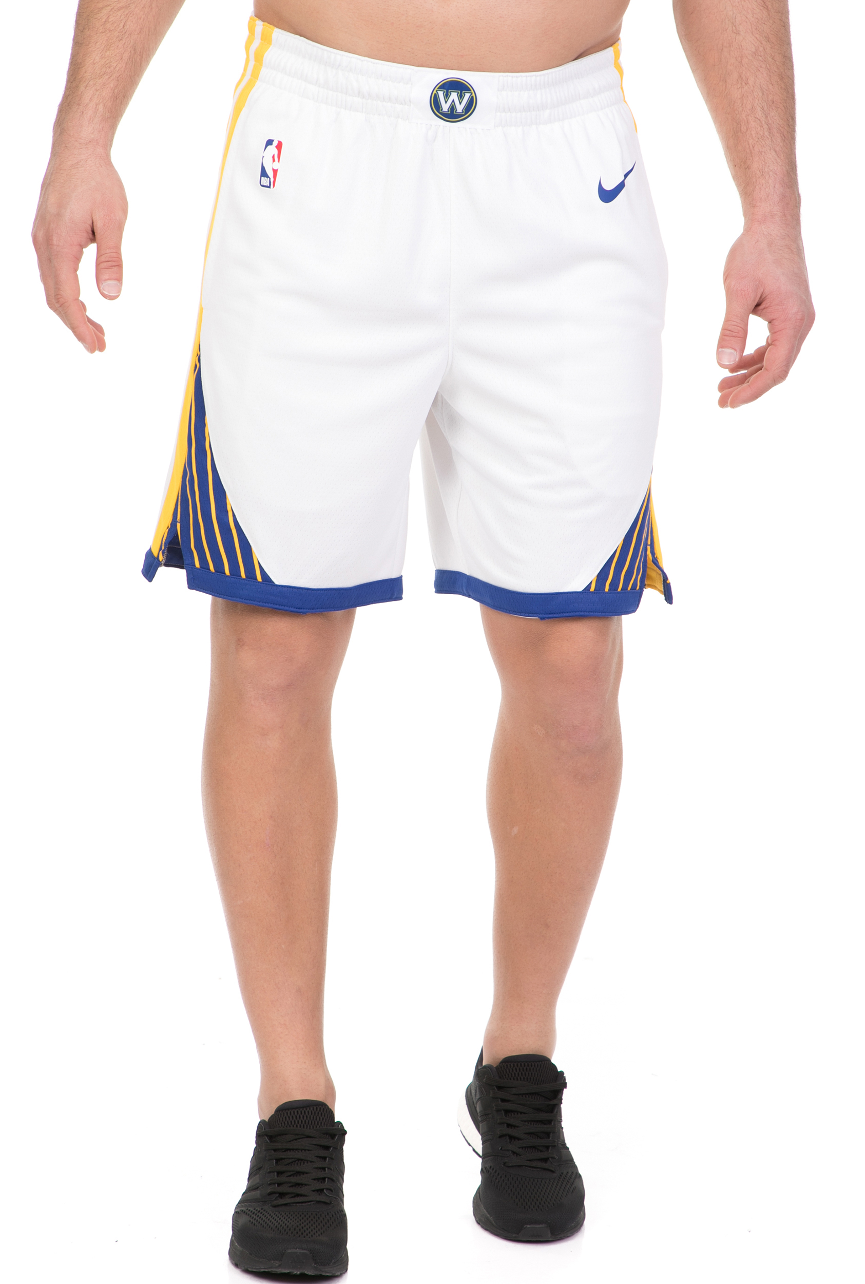 Ανδρικά/Ρούχα/Σορτς-Βερμούδες/Αθλητικά NIKE - Ανδρικό σορτς Nike NBA Golden State Warriors Association Edition Swingman λευκό