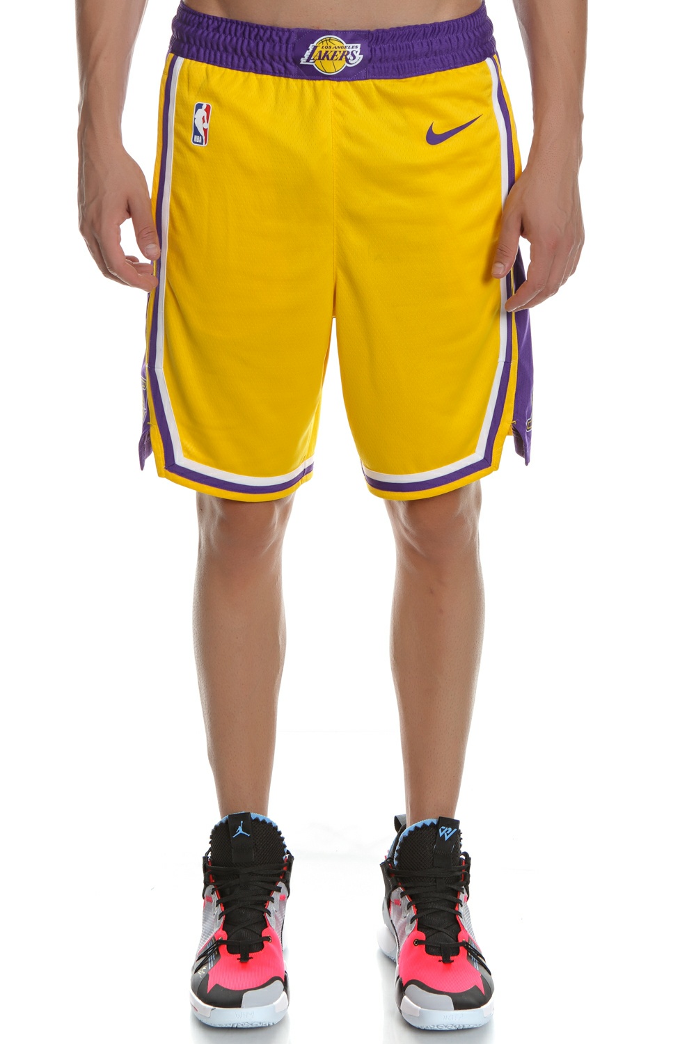 NIKE - Ανδρικό σορτς NIKE NBA Los Angeles Lakers κίτρινο