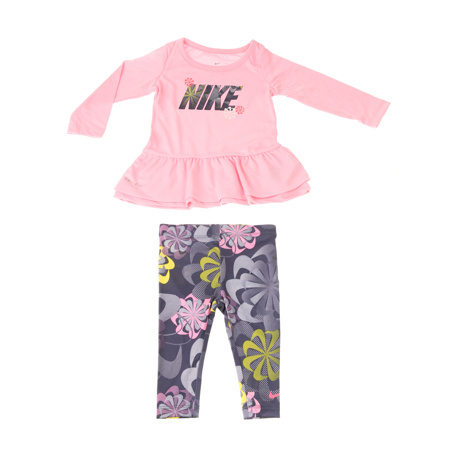 Παιδικά/Girls/Ρούχα/Σετ NIKE - Παιδικό σετ NIKE SWOOSH DF εμπριμέ ροζ