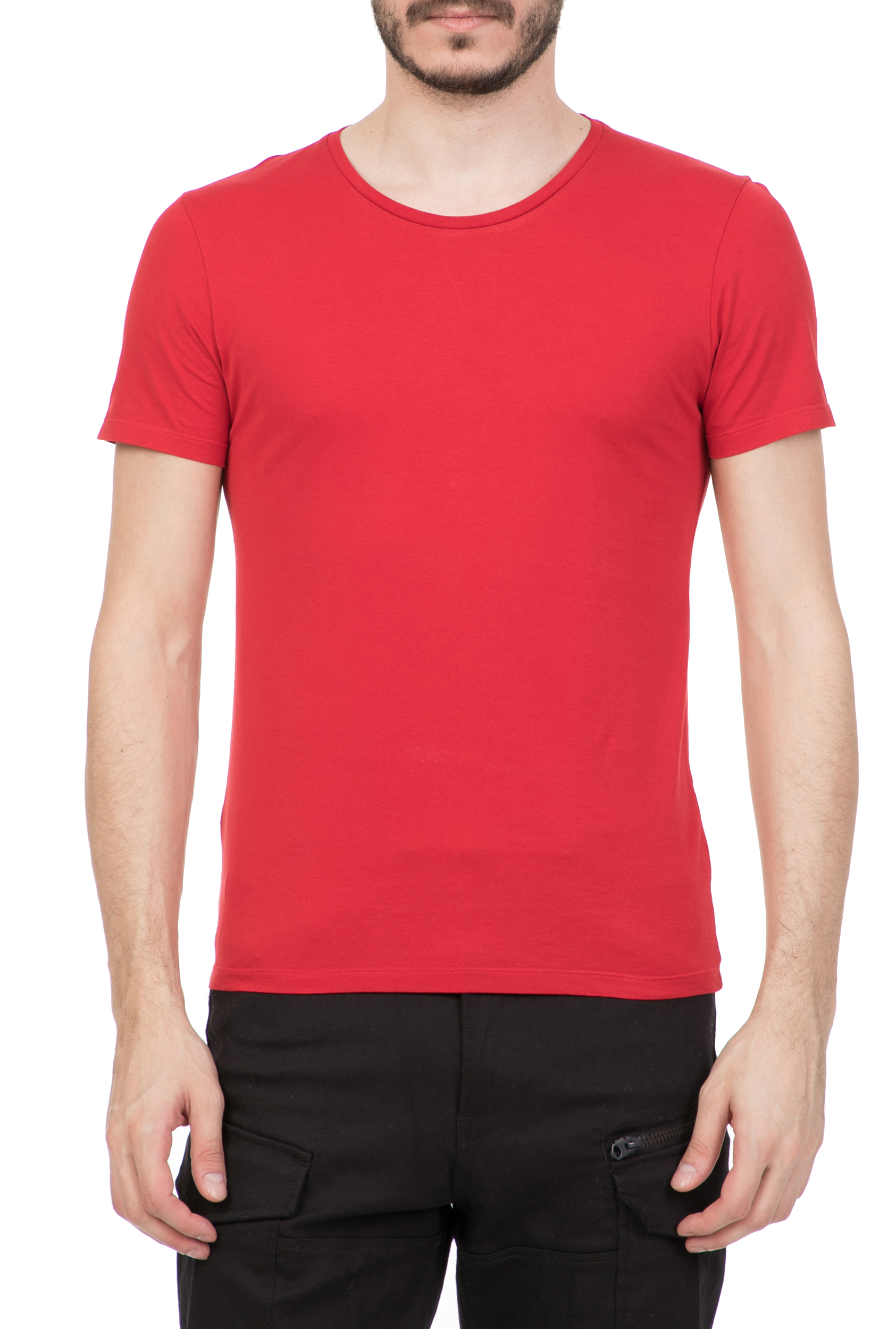 Ανδρικά/Ρούχα/Μπλούζες/Κοντομάνικες AMERICAN VINTAGE - Ανδρική κοντομάνικη μπλούζα American Vintage κόκκινη