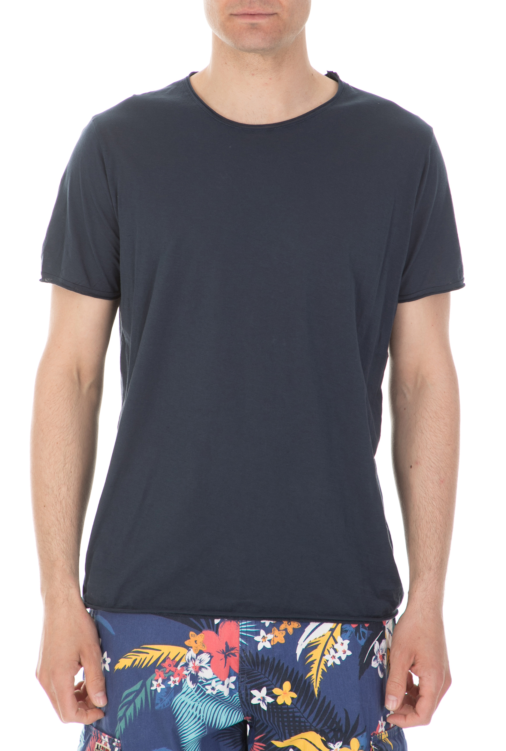 Ανδρικά/Ρούχα/Μπλούζες/Κοντομάνικες AMERICAN VINTAGE - Ανδρική κοντομάνικη μπλούζα AMERICAN VINTAGE μπλε