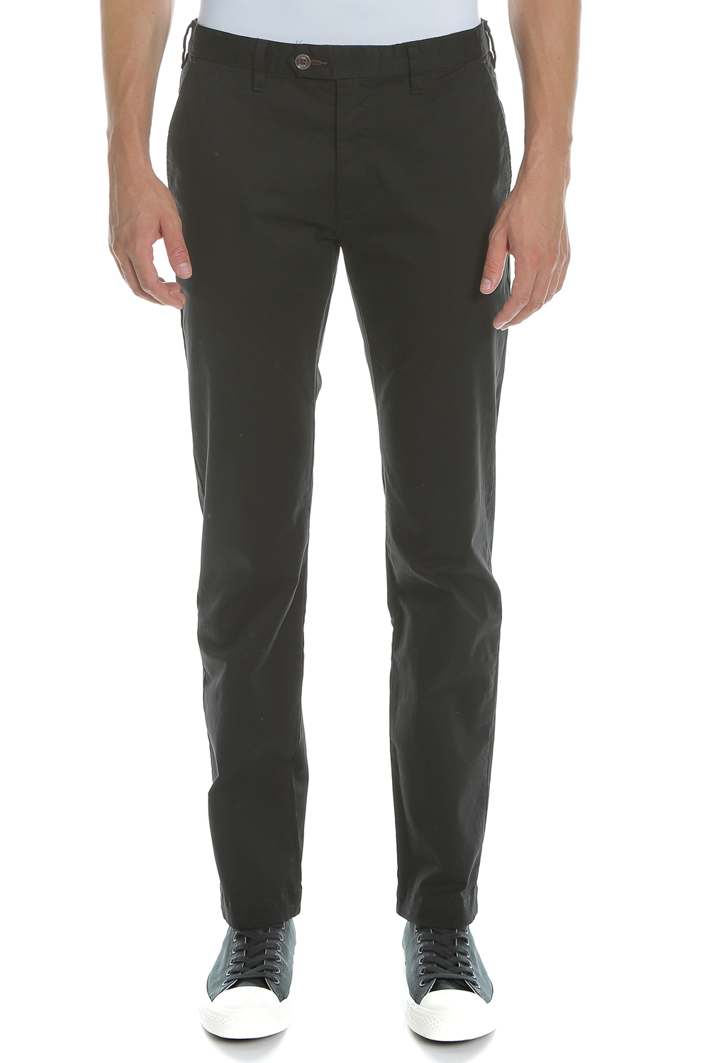 Ανδρικά/Ρούχα/Παντελόνια/Chinos TED BAKER - Ανδρικό chino παντελόνι SELEB μαύρο