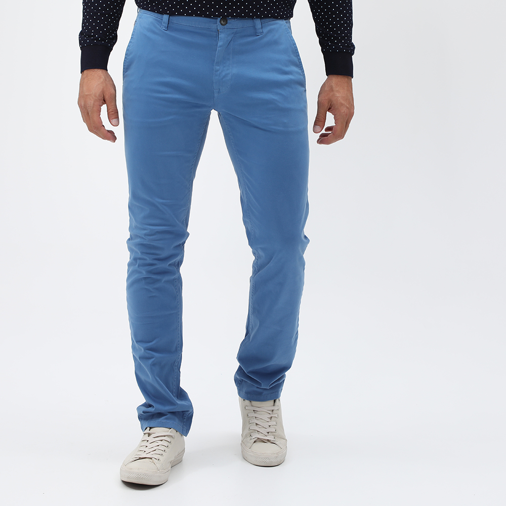 Ανδρικά/Ρούχα/Παντελόνια/Chinos BOSS - Ανδρικό παντελόνι chino BOSS Schino-Slim D μπλε