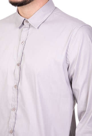 SSEINSE-Ανδρικό πουκάμισο SSEINSE λιλά