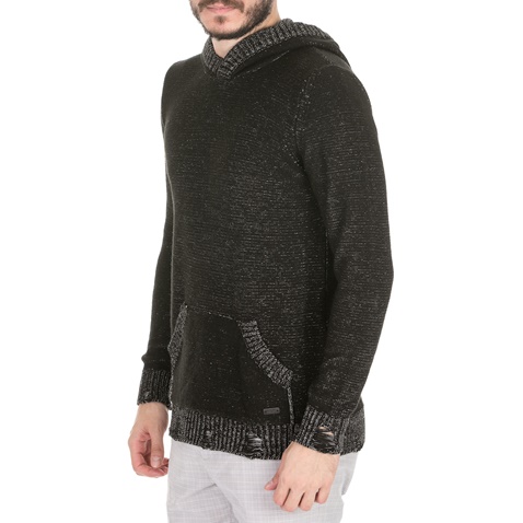 SSEINSE-Ανδρικό πουλόβερ SSEINSE μαύρο