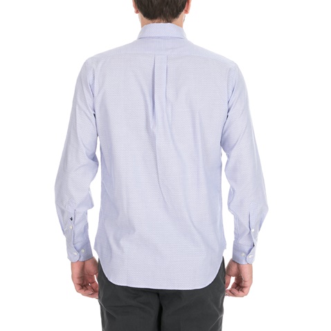 BROOKSFIELD-Ανδρικό πουκάμισο BROOKSFIELD λιλά λευκό