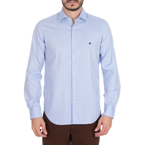 BROOKSFIELD-Ανδρικό πουκάμισο BROOKSFIELD μπλε