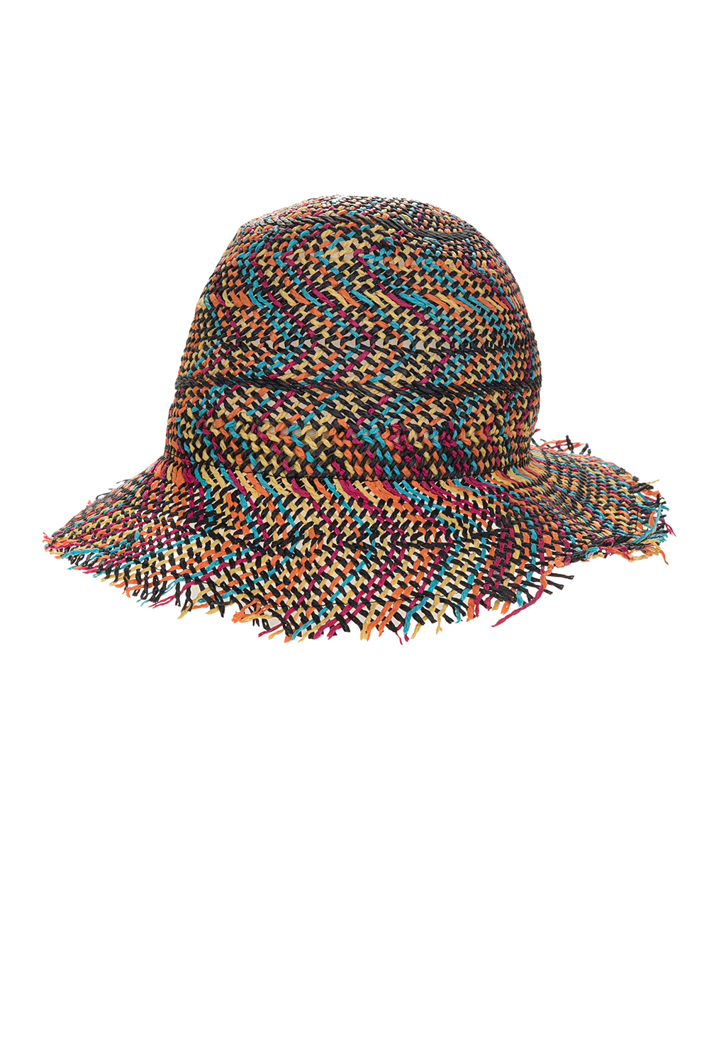 Γυναικεία/Αξεσουάρ/Καπέλα/Casual ECHO - Γυναικείο ψάθινο καπέλο ECHO ADELAIDE πολύχρωμο