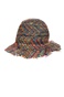 ECHO-Γυναικείο ψάθινο καπέλο ECHO ADELAIDE πολύχρωμο