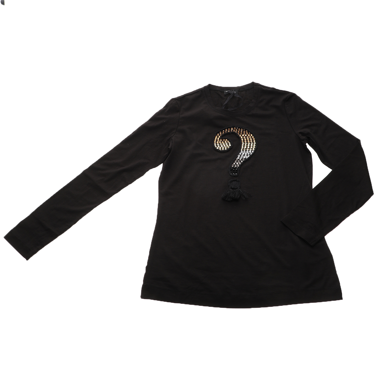 Παιδικά/Girls/Ρούχα/Μπλούζες Μακρυμάνικες JAKIOO - Παιδικό μακρυμάνικη μπλούζα JAKIOO STAMPA+STRASS μαύρη