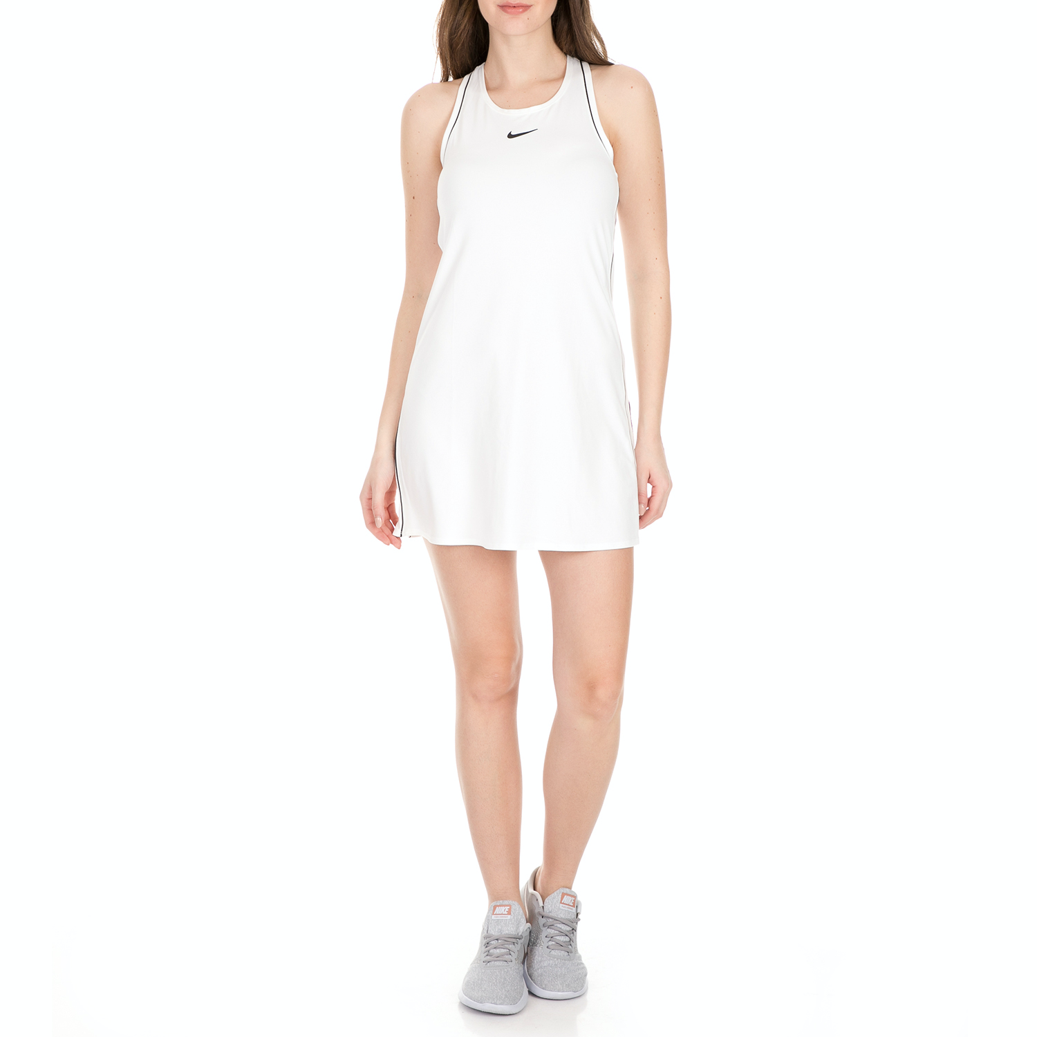 Γυναικεία/Ρούχα/Φορέματα/Μίνι NIKE - Γυναικείο mini φόρεμα tennis Nike Sportswear λευκό